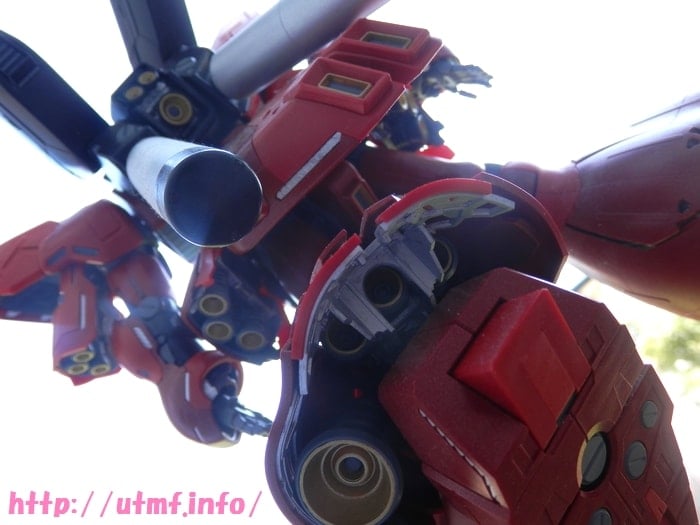 MG逆襲のシャア・アズナブル専用サザビーVer.Ka塗装済み完成品ガンプラ。