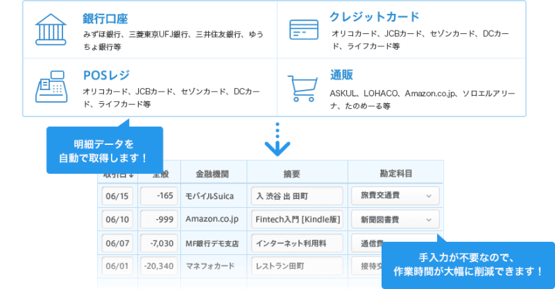Accounting software screen